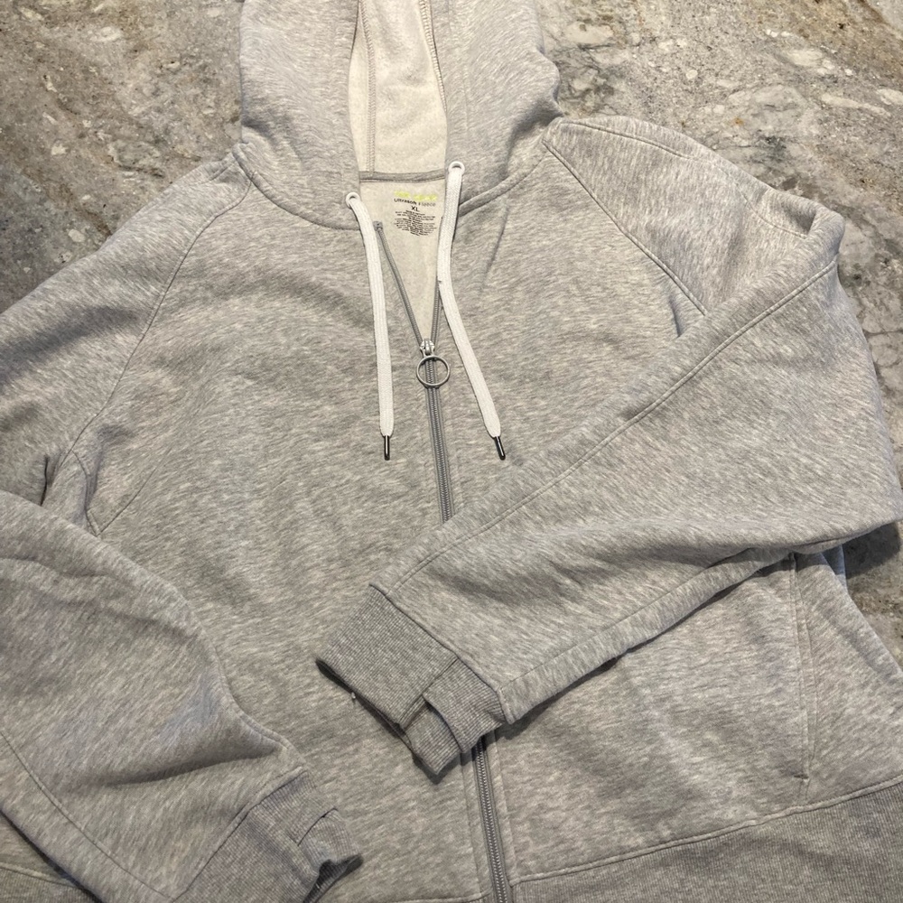 Gray Zip-Up Hoodie never worn grey zip up -